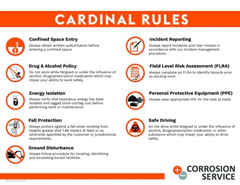 bureau veritas cardinal safety rules
