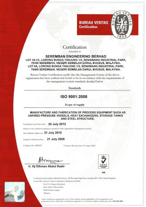 bureau veritas certificate check