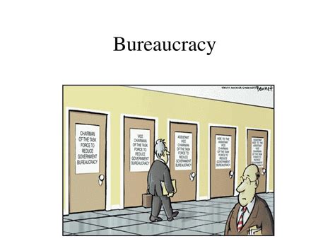 bureaucracy examples in real life