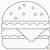 burger colouring pages