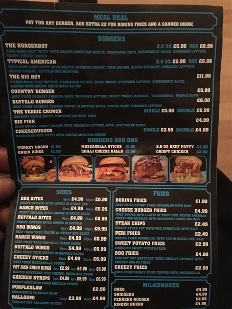 burger boyz menu