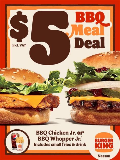 burger king $5 meal deal