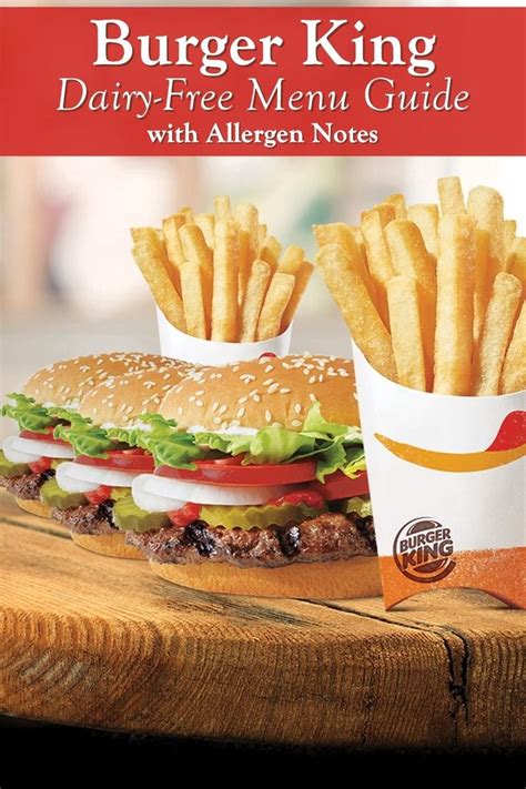 burger king allergen menu 2021