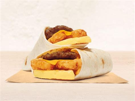burger king breakfast burrito menu