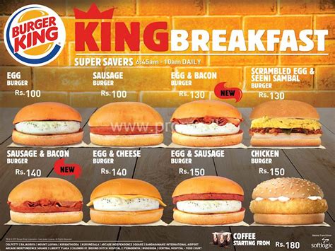 burger king breakfast menu 2021