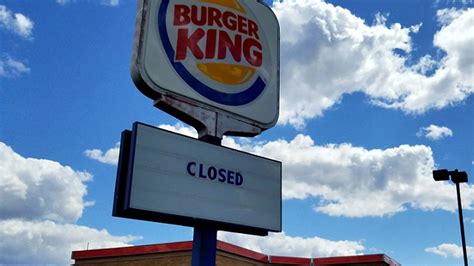 burger king closings
