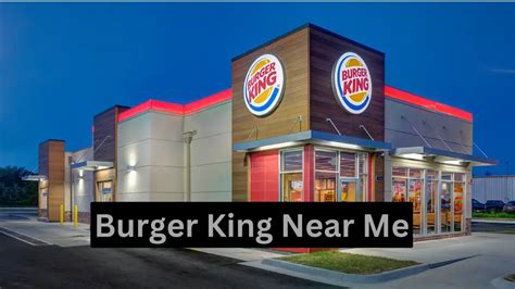burger king contact info