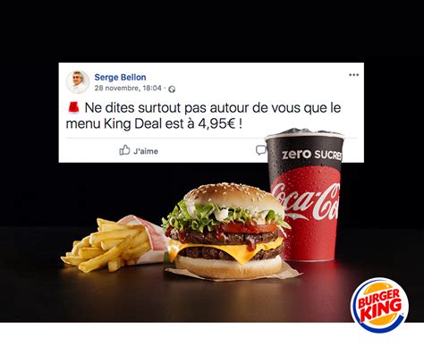 burger king facebook page