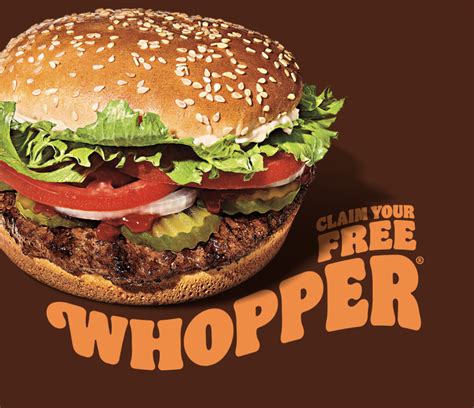 burger king free whopper