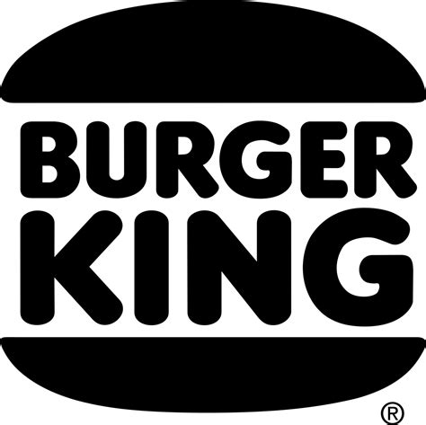 burger king logo black