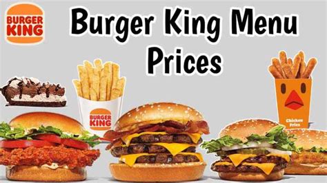 burger king menu
