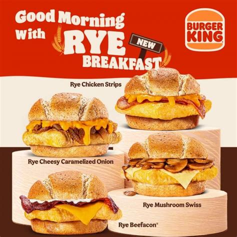 burger king new breakfast menu deals