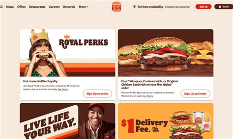 burger king official site