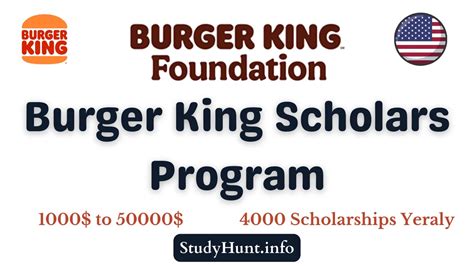 burger king scholars program 2024