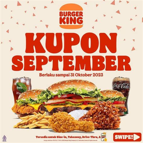 burger king september 2023