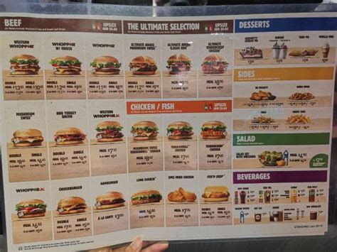 burger king singapore price