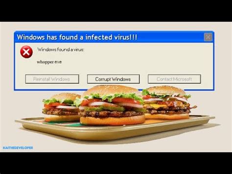 burger king virus