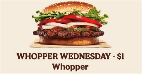 burger king wednesday specials canada