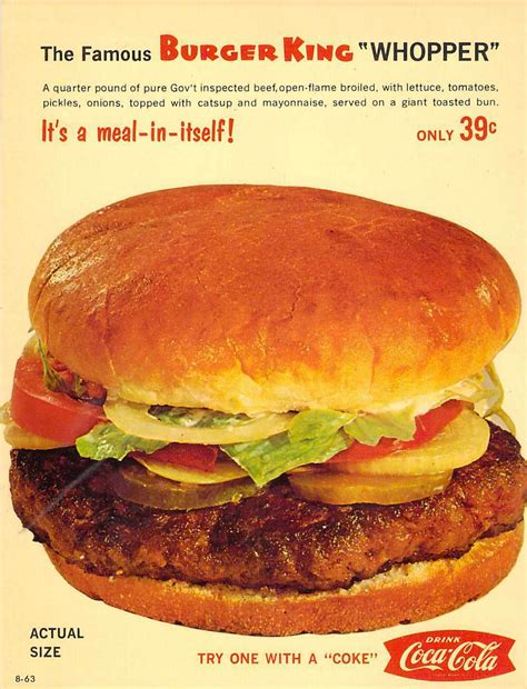 burger king whopper 1970s