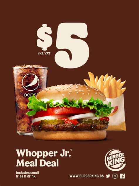 burger king whopper jr specials