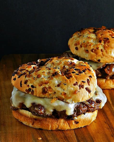 burgers with onion soup mix