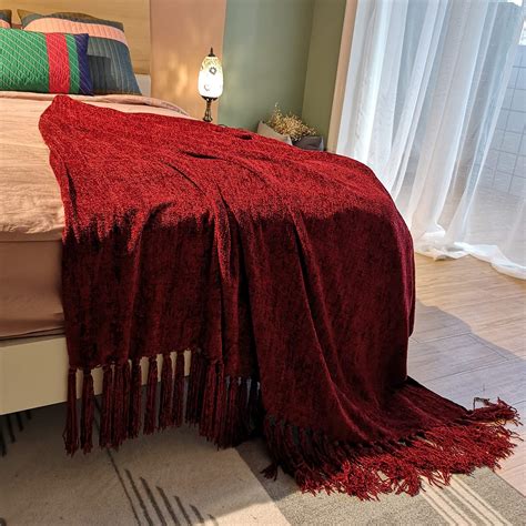Review Of Burgundy Chenille Sofa Throws 2023
