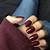 burgundy nail color
