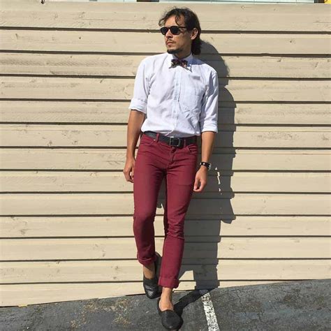 Look Stylish And Trendy In Burgundy Pants Outfit 2022