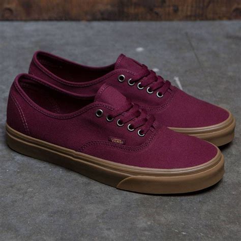 Burgundy Vans