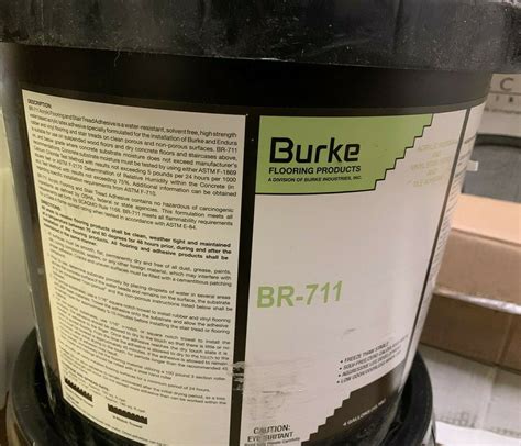 NEW Burke Stair Tread and LVT Tile Adhesive BR711 4 Gallon eBay