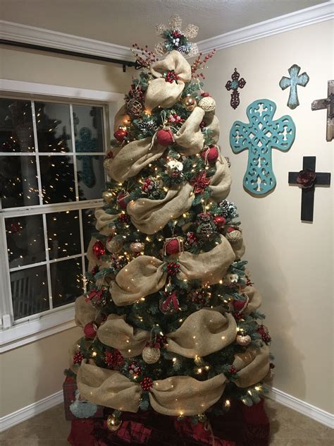 Burlap Christmas Tree: A Rustic Addition To Your Holiday Decor