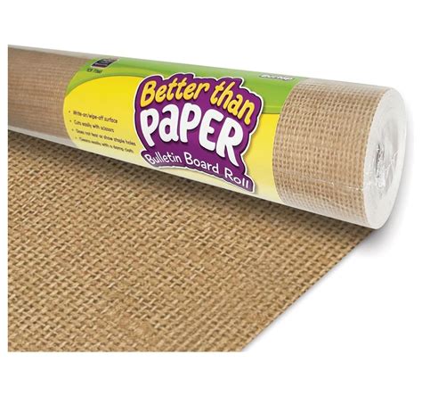 Burlap Better Than Paper