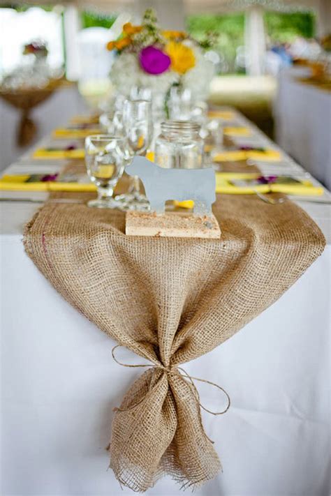 Burlap Table Cloth Ideas