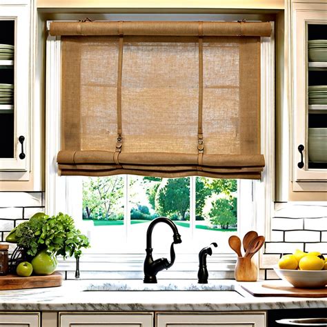 Burlap Window Blinds