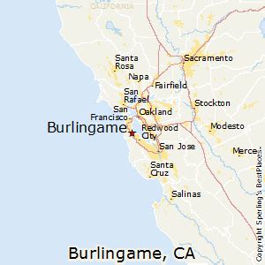 Burlingame Zip Code Map