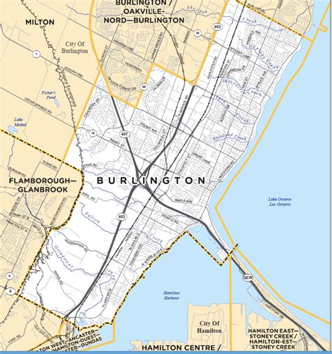 Burlington Zip Code Map