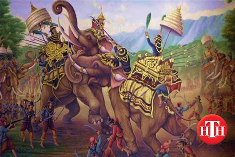 War Elephant, BurmeseSiamese Wars, 17th century Elefantes, Soldadito