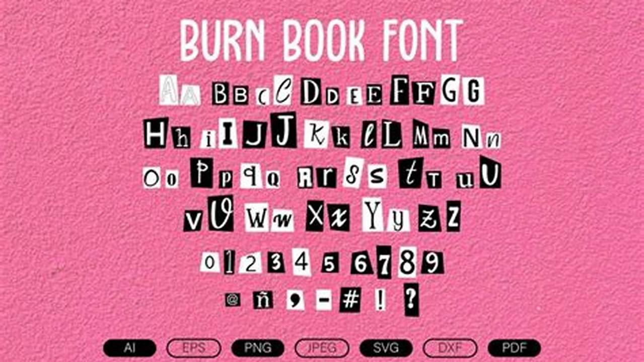 How to Harness the Power of Burn Book Font: A Guide for Educators