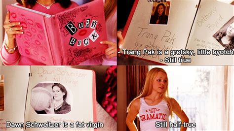 burn book quotes mean girls