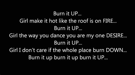 burn it up song