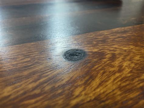 Burn Mark On Table