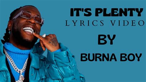 Burna Boy On The Low Lyrics vidéo YouTube