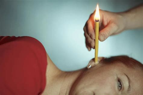 Burning Candle Ear Wax