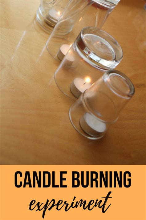 burning candles science project