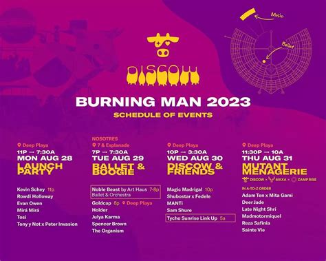 burning man 2023 line up