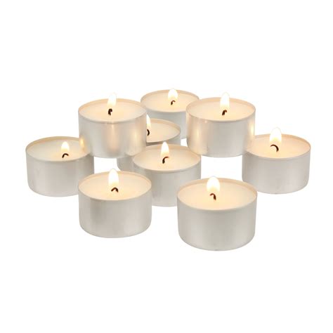 Burning Tealight Candles