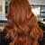 burnt orange copper hair color