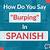 burp in spanish