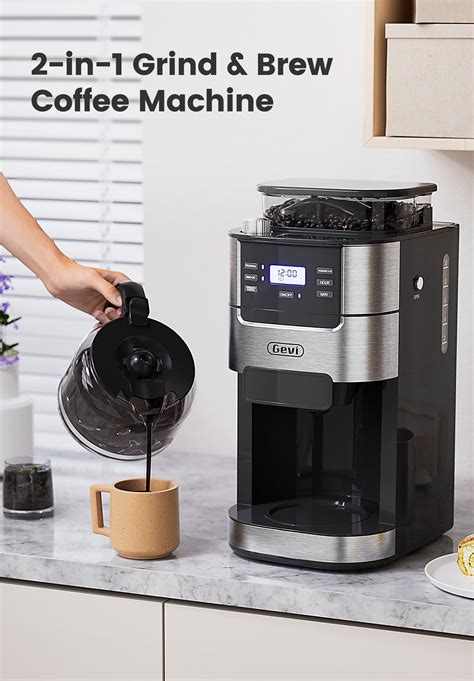 Burr Grinder Coffee Maker Combo