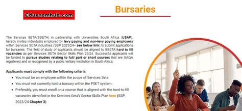 bursary application 2024 closing date